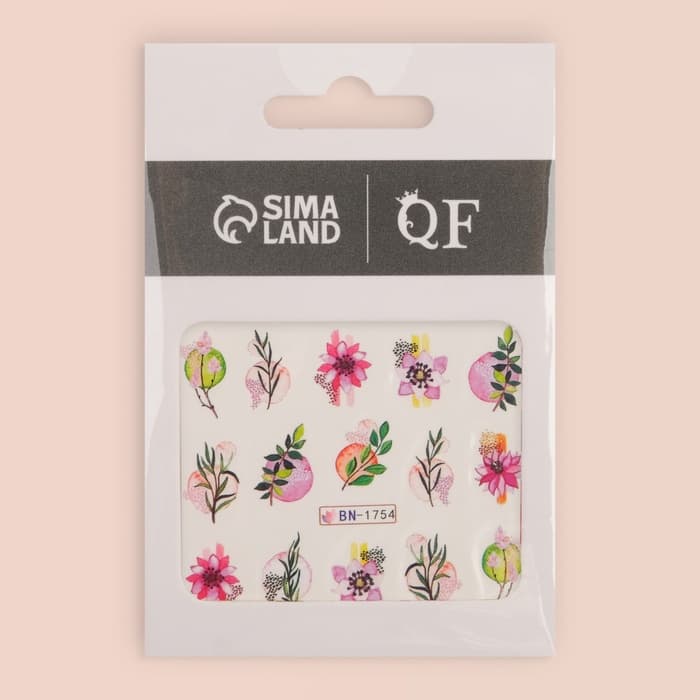 Слайдеры для ногтей «Японская сакура», разноцветные