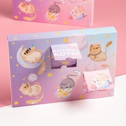 Носки в адвент календаре «Космо-котики», 6 пар, 14-16 см