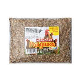Минеральная подкормка для птиц «Ракушка», п/э пакет, 1 кг
