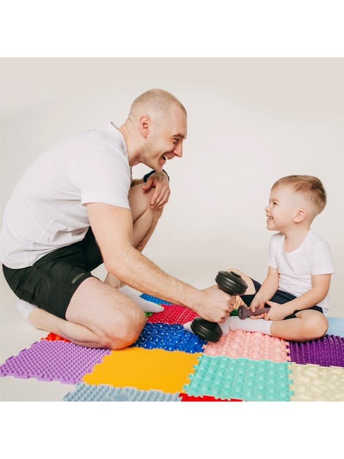 Модульный массажный коврик ОРТОДОН, набор «Богатырь»