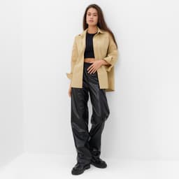 Рубашка женская MIST: Classic Collection, размер 46, бежевая