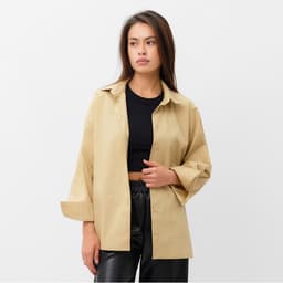 Рубашка женская MIST: Classic Collection, размер 46, бежевая