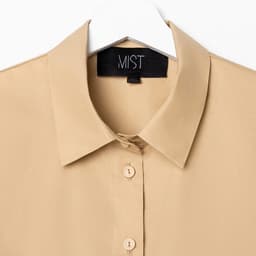 Рубашка женская MIST: Classic Collection, размер 46, бежевая