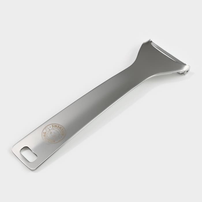 Овощечистка Доляна Zero, 19 см, нержавеющая сталь, серебристая