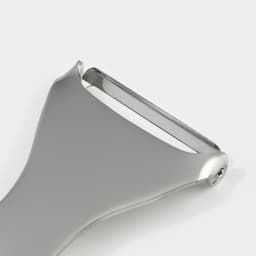 Овощечистка Доляна Zero, 19 см, нержавеющая сталь, серебристая