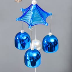 Музыка ветра металл «Рука Фатимы», от сглаза, 3 колокольчика, 52×6 см