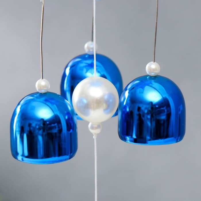 Музыка ветра металл «Рука Фатимы», от сглаза, 3 колокольчика, 52×6 см