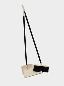 Щётка для пола c совком Malta, бежевый