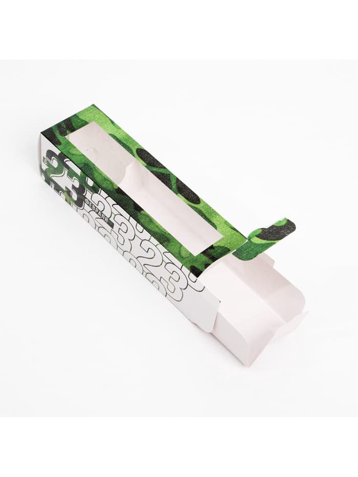 Коробка для макарун, кондитерская упаковка, «23 февраля», 18×5.5×5.5 см