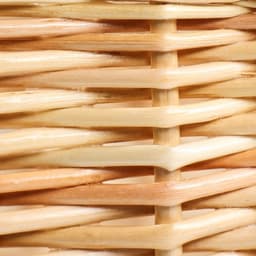 Плетёная корзина для пикника, прямоугольная, 400×280/260/430 мм