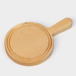 Доска для подачи Adelica «Бургерная», с ручкой, 20×13×1.8 см, дерево берёза