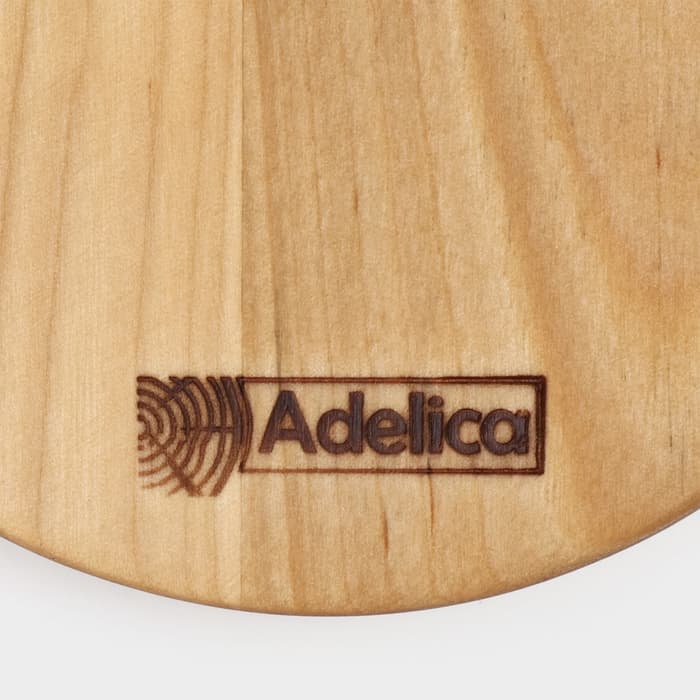 Доска для подачи Adelica «Бургерная», с ручкой, 20×13×1.8 см, дерево берёза
