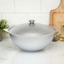 Казан KUKMARA, 6 л, с крышкой, литой алюминий, серебристый