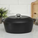 Утятница KUKMARA «Традиция», 4 л, антипригарное покрытие, литой алюминий, чёрная