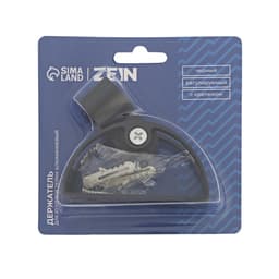 Держатель для душевой лейки ZEIN Z63, регулируемый, алюминий, черный