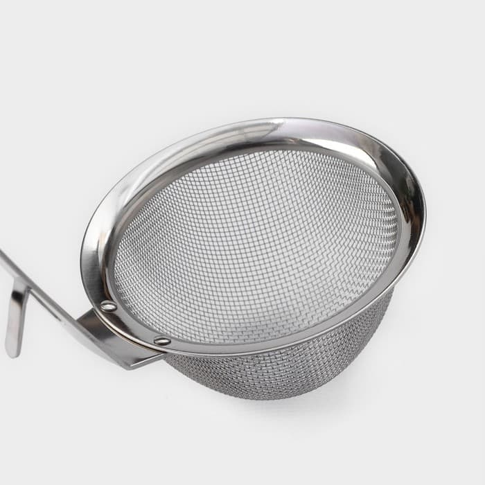 Сито-дуршлаг Magistro Arti, d=12 см, с фиксатором, нержавеющая сталь, серебристое
