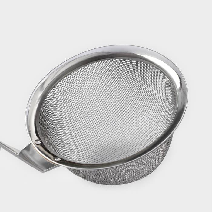 Сито-дуршлаг Magistro Arti, d=14 см, с фиксатором, нержавеющая сталь, серебристое