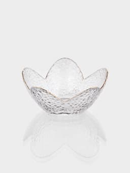 Салатник фигурный «Цветок», 150 мл, 12×5 см, стекло