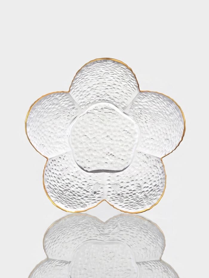 Салатник фигурный «Цветок», 150 мл, 12×5 см, стекло