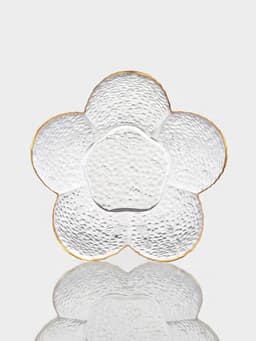 Салатник фигурный «Цветок», 150 мл, 12×5 см, стекло