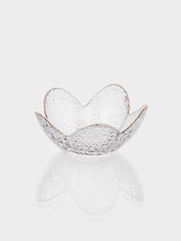 Салатник фигурный «Цветок», 150 мл, 12×5 см, стекло