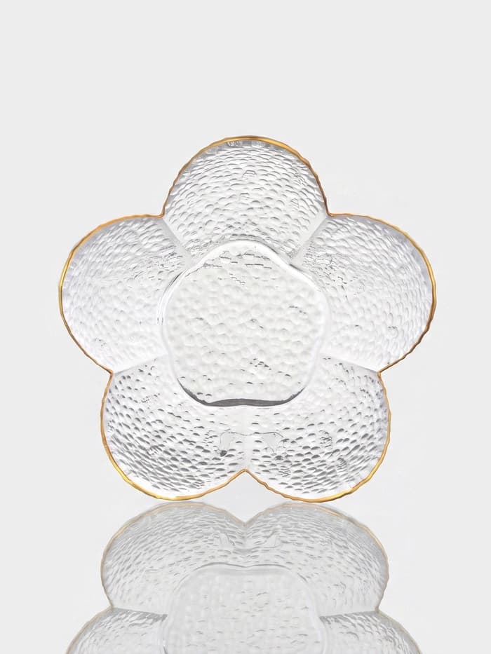 Салатник фигурный «Цветок», 150 мл, 12×5 см, стекло