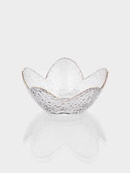 Салатник фигурный «Цветок», 150 мл, 12×5 см, стекло