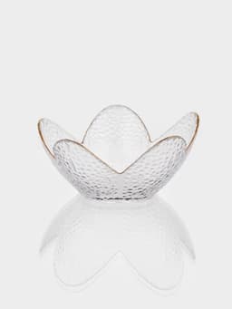 Салатник фигурный «Цветок», 280 мл, 16×7.7 см, стекло