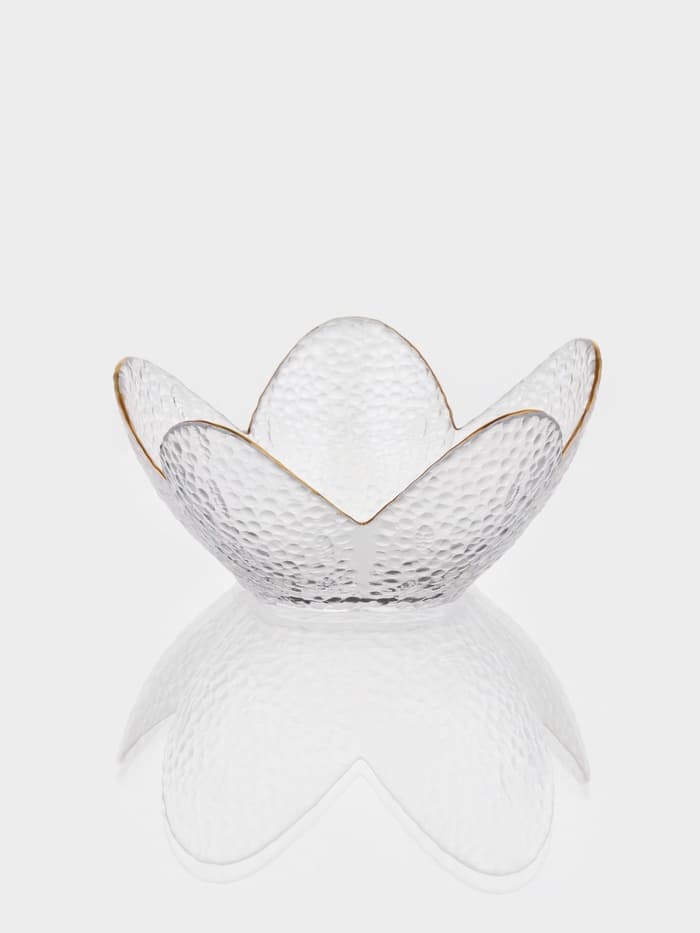 Салатник фигурный «Цветок», 280 мл, 16×7.7 см, стекло