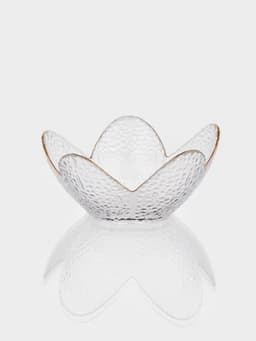 Салатник фигурный «Цветок», 280 мл, 16×7.7 см, стекло