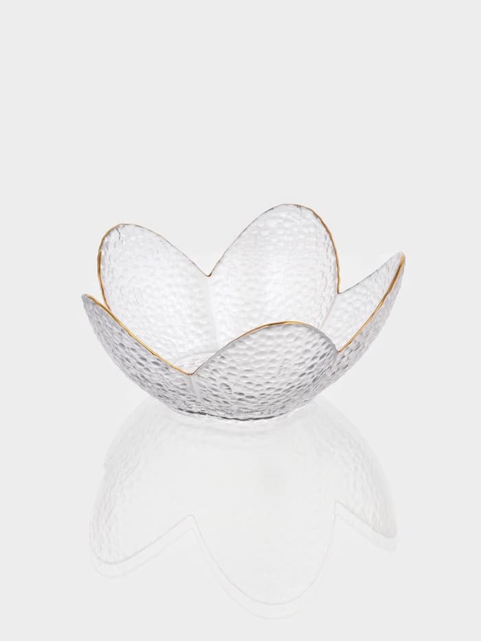 Салатник фигурный «Цветок», 280 мл, 16×7.7 см, стекло