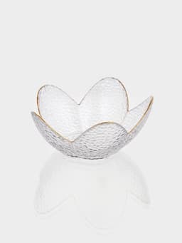 Салатник фигурный «Цветок», 280 мл, 16×7.7 см, стекло