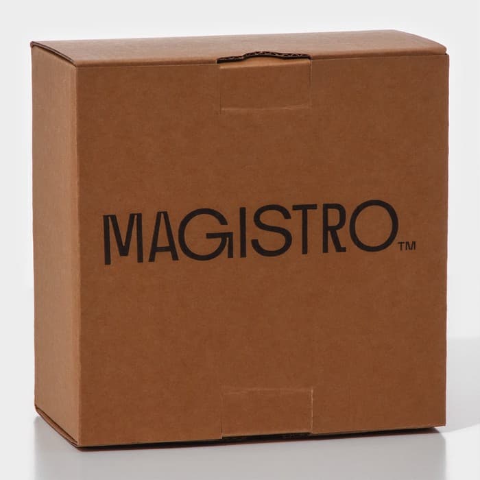Ваза для фруктов Magistro «Фейерверк», 350 мл, 15×7.5 см, стекло, прозрачная
