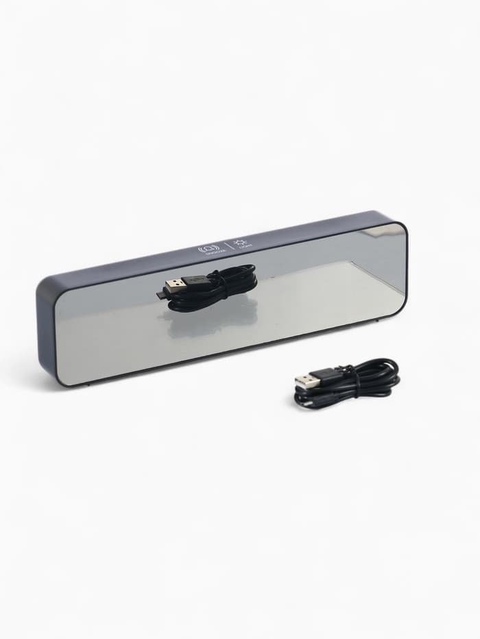 Часы электронные настольные, будильник, на подвесе, 2400 мАч, 3.5×7×26.5 см