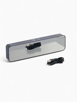 Часы электронные настольные, будильник, на подвесе, 2400 мАч, 3.5×7×26.5 см