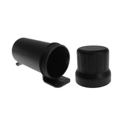 Контейнер мотоциклетный для хранения вещей, 36×10.5 см, черный