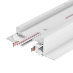 Шинопровод трековый 2TRA, 1 м, TR-13W, встраиваемый, белый