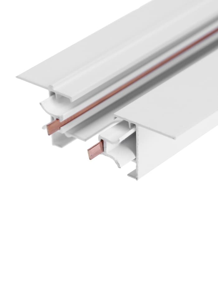 Шинопровод трековый 2TRA, 1 м, TR-13W, встраиваемый, белый
