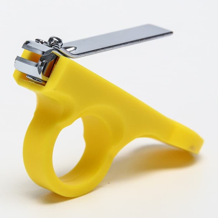 Набор по уходу за ребенком Крошка Я, 5 предметов - расческа, пинцет, ножницы, книпсер, пилка, желтый