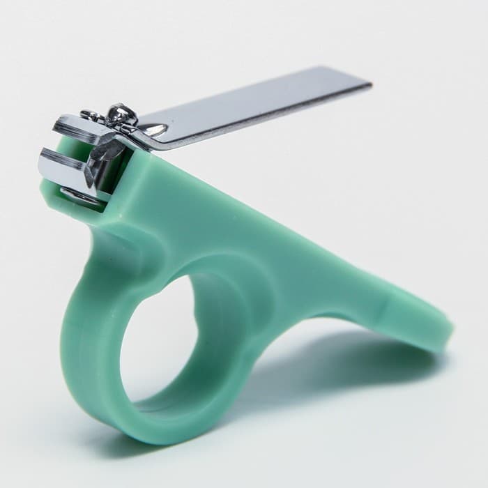 Набор по уходу за ребенком, 5 предметов: расческа, пинцет, ножницы, книпсер, пилка, зеленый