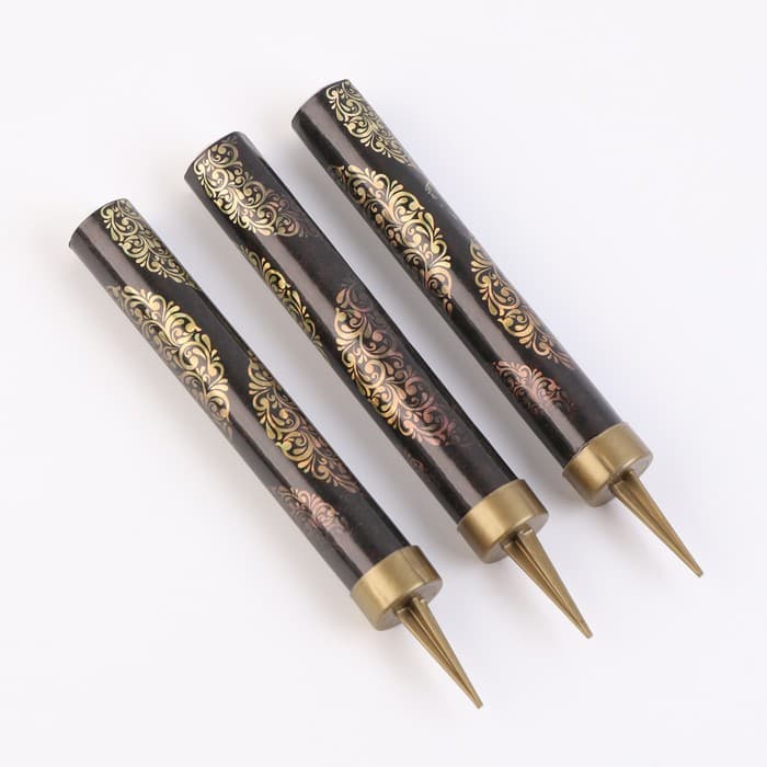 Свечи фонтаны в торт «Золотой узор», 3 шт., 10 см, горение 30 сек.