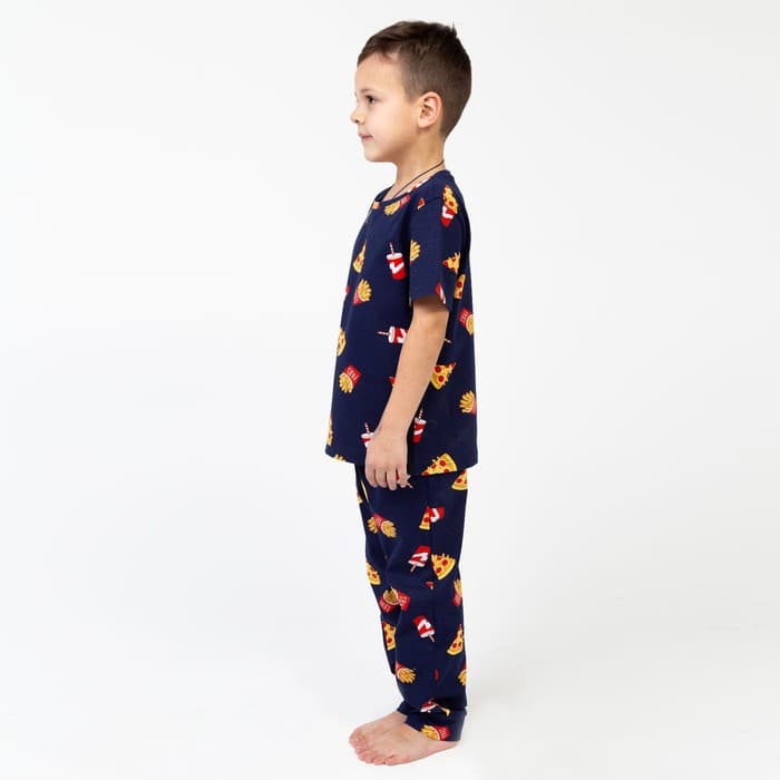 Пижама (футболка, брюки) KAFTAN Food, рост 98-104 см (30)