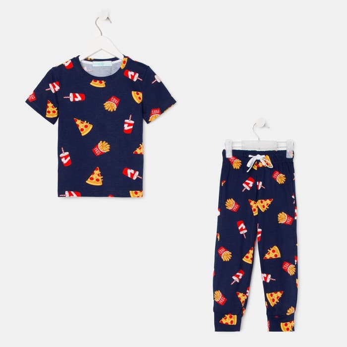 Пижама (футболка, брюки) KAFTAN Food, рост 98-104 см (30)
