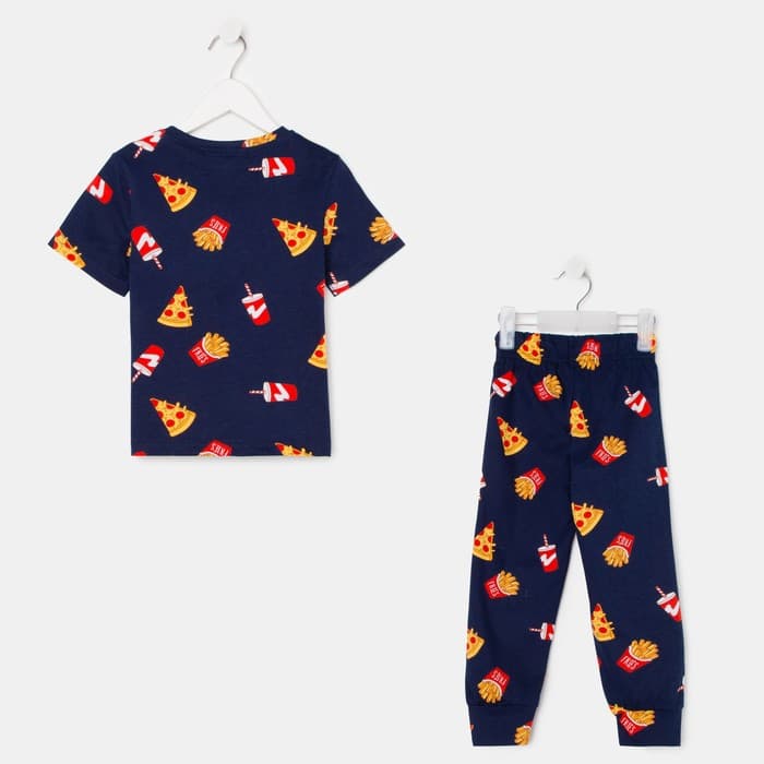 Пижама (футболка, брюки) KAFTAN Food, рост 98-104 см (30)