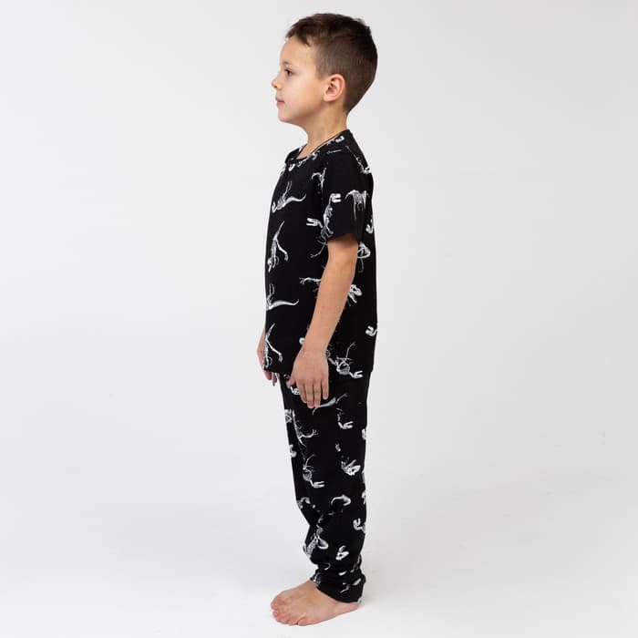 Пижама детская для мальчика KAFTAN «Динозавры», рост 110-116 см (32)
