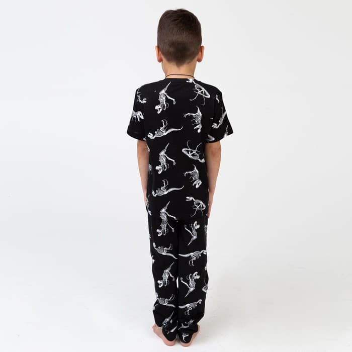 Пижама детская для мальчика KAFTAN «Динозавры», рост 110-116 см (32)