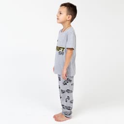 Пижама для мальчика: футболка, брюки KAFTAN Drift, серая, рост 86-92 см