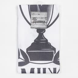 Кухонное полотенце «Доляна. Лучший муж», 35×60 см, 100% хлопок, 160 г/м²