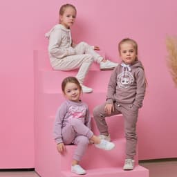 Брюки детские KAFTAN Dream, размер 30 (98-104 см), лиловые