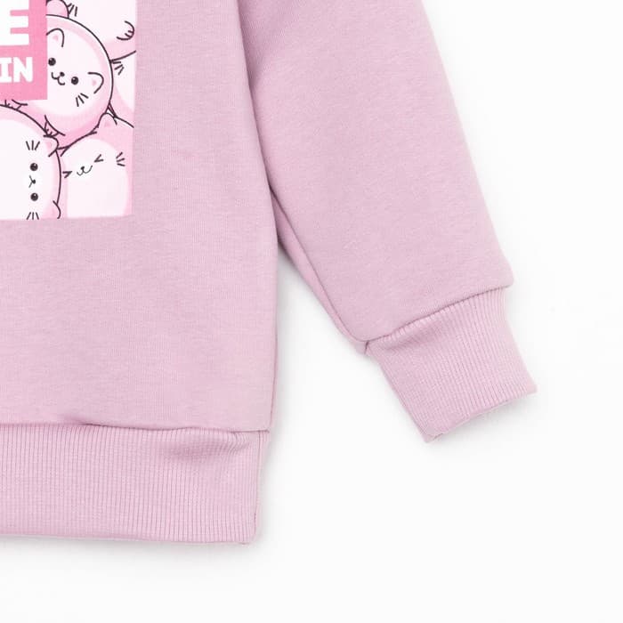 Свитшот для девочки KAFTAN: Dream, лиловый, размер 32 (110-116 см)